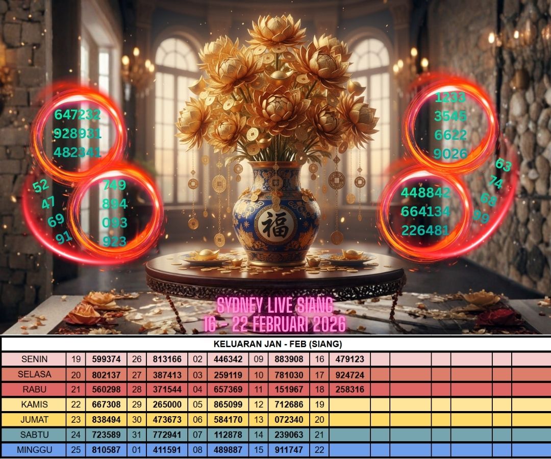 SYDNEY LIVE SIANG 16 - 22 FEBRUARI 2026